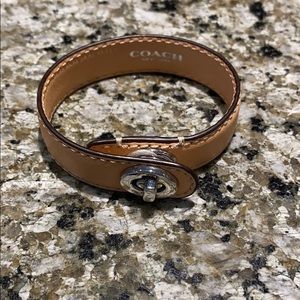 Coach Leather Bracelet